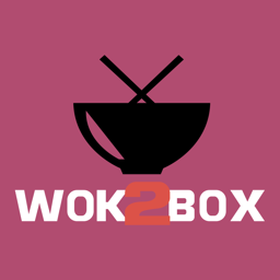 Wok2Box Ballymena logo.